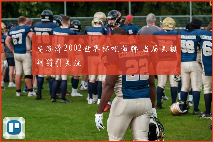 克洛泽2002世界杯吃黄牌 当届关键判罚引关注